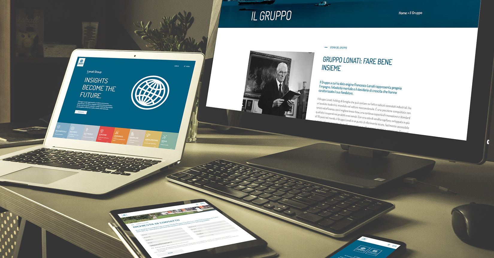The Lonati Group's new website is now online
